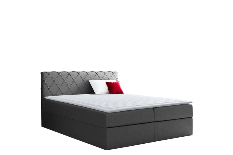 Korshavn kontinentalseng 180x200, Grå