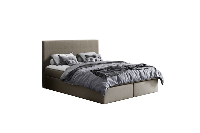 Laargard kontinentalseng med Opbevaring 200x200 - Beige - Møbler - Senge - Kontinentalsenge