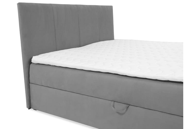 Laggano Kontinentalseng 180x200 cm + Topmadras - Sort - Møbler - Senge - Kontinentalsenge