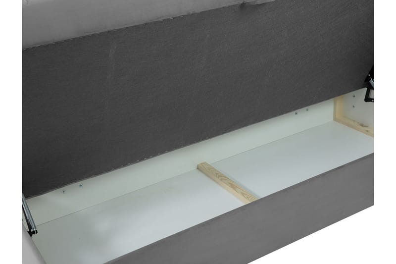 Laggano Kontinentalseng 180x200 cm + Topmadras - Sort - Møbler - Senge - Kontinentalsenge