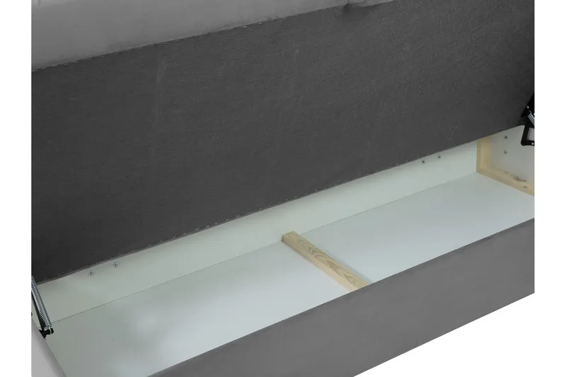 Laggano Kontinentalseng 180x200 cm + Topmadras - Sort - Møbler - Senge - Kontinentalsenge