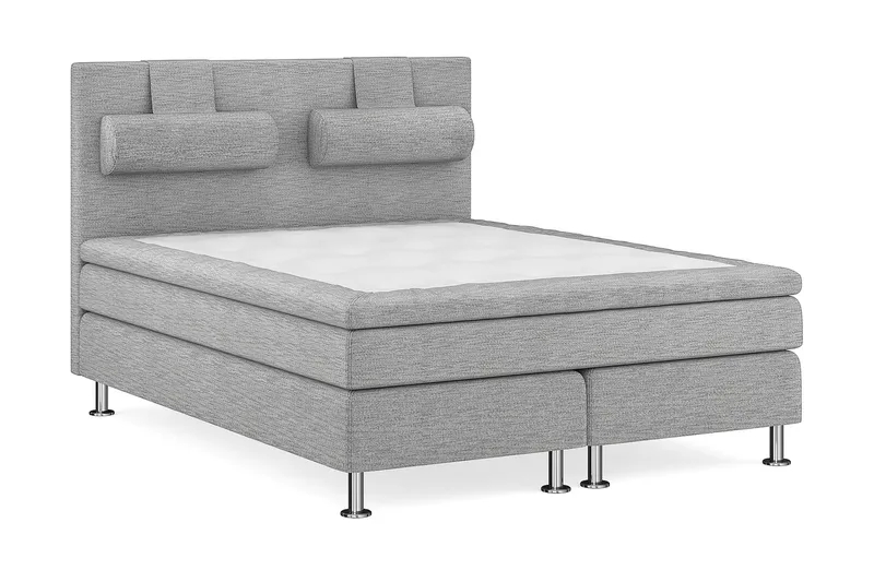 Layla Kontinentalseng 160 - Lysegrå - Møbler - Senge - Kontinentalsenge