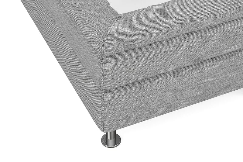 Layla Kontinentalseng 160 - Lysegrå - Møbler - Senge - Kontinentalsenge