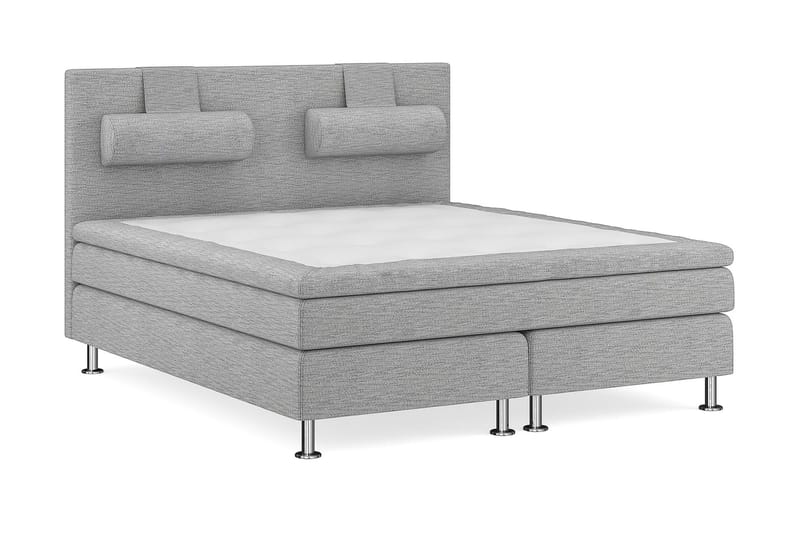 Layla Kontinentalseng 180x200 - lysegrå - Møbler - Senge - Kontinentalsenge