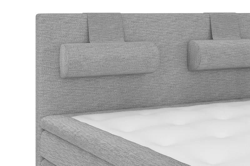 Layla Kontinentalseng 180x200 - lysegrå - Møbler - Senge - Kontinentalsenge