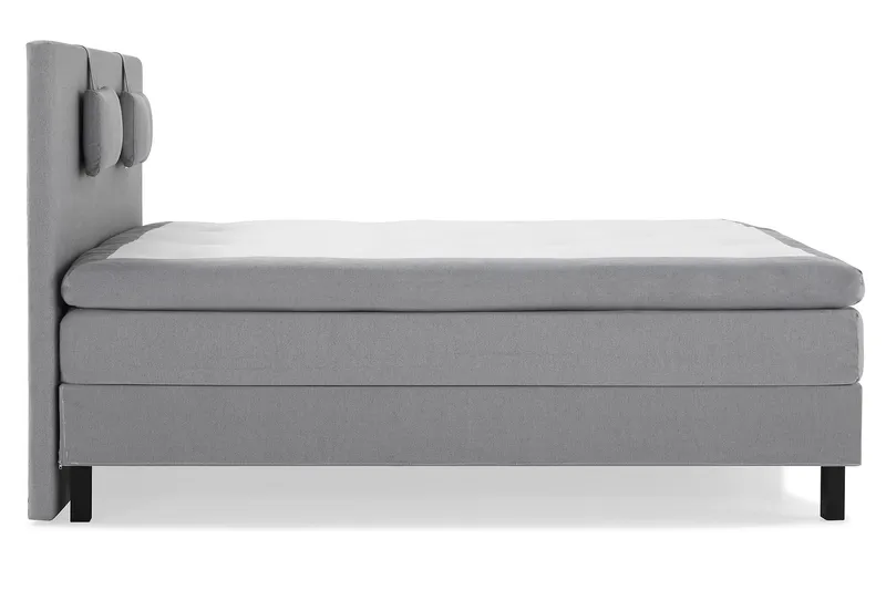 Lucky 150 Kontinentalseng Medium grå - Mellemgrå - Møbler - Senge - Kontinentalsenge
