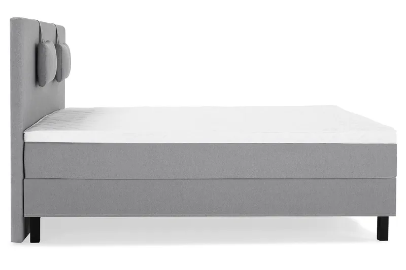 Lucky 150 Kontinentalseng Medium grå - Mellemgrå - Møbler - Senge - Kontinentalsenge