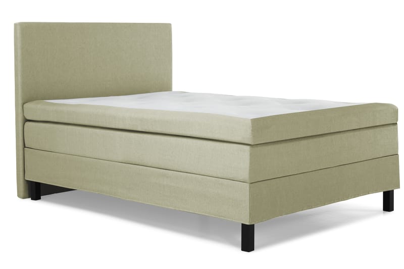 Lucky Komplet Sengepakke 120x200 Latex Glat Sengegavl - Grøn - Møbler - Senge - Komplet sengepakke
