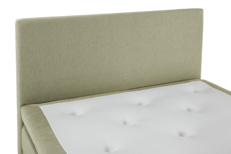 Lucky Komplet Sengepakke 120x200 Latex Glat Sengegavl - Grøn - Møbler - Senge - Komplet sengepakke