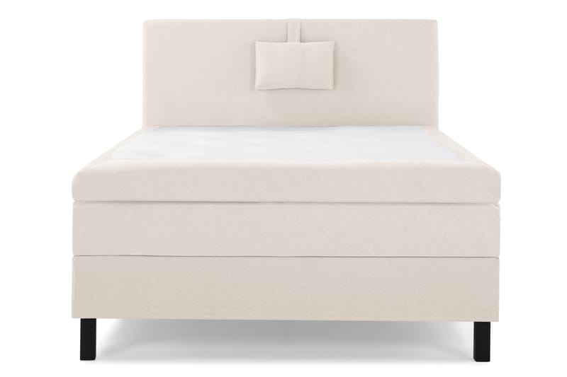 Lucky Komplet Sengepakke 120x200 Latex Glat Sengegavl - Nakkepude Lille Beige - Møbler - Senge - Komplet sengepakke