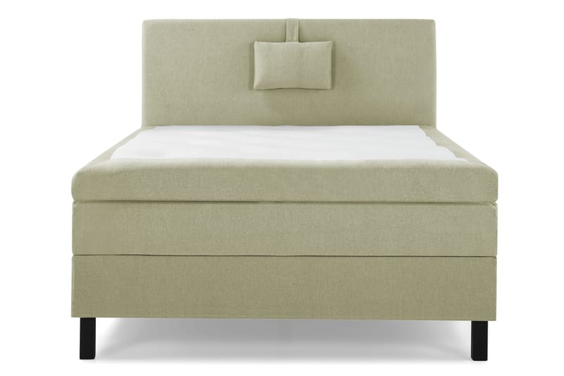 Lucky Komplet Sengepakke 120x200 Latex Glat Sengegavl - Nakkepude Lille Grøn - Møbler - Senge - Kontinentalsenge