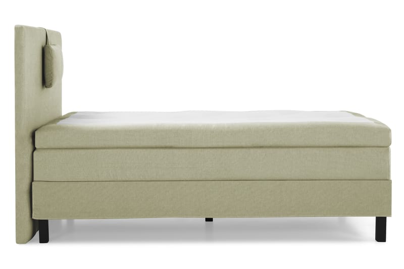 Lucky Komplet Sengepakke 120x200 Latex Glat Sengegavl - Nakkepude Lille Grøn - Møbler - Senge - Kontinentalsenge