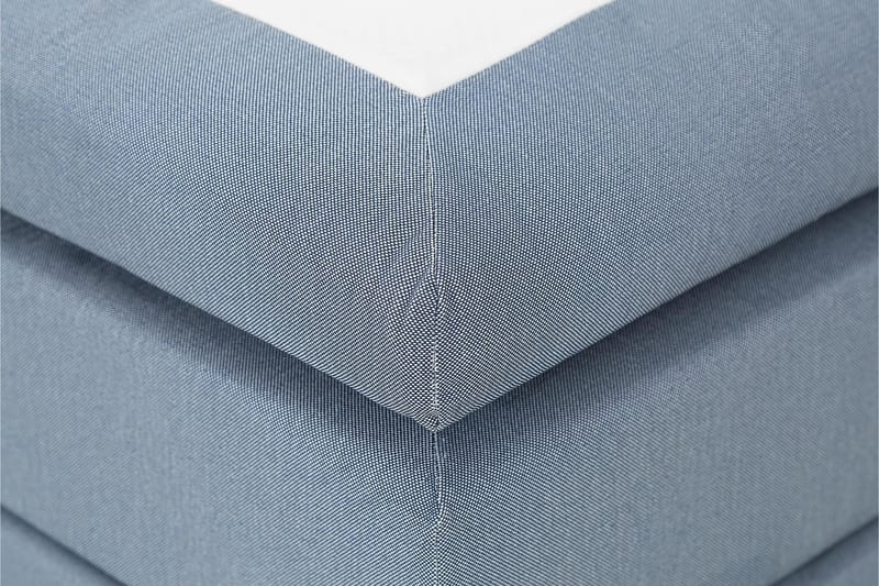 Lucky Komplet Sengepakke 120x200 Polyeter Diamant Sengegavl - Nakkepude Stor Mørkeblå - Møbler - Senge - Komplet sengepakke