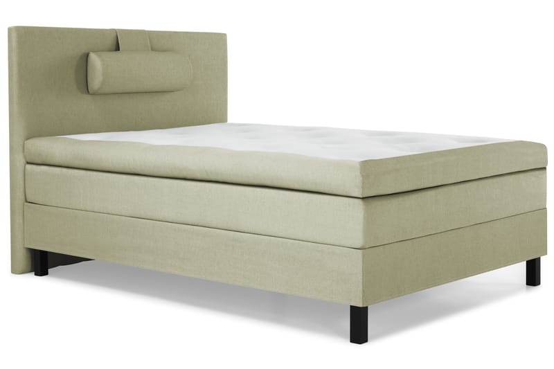 Lucky Komplet Sengepakke 120x200 Polyeter Glat Sengegavl - Nakkepude Stor Grøn - Møbler - Senge - Komplet sengepakke