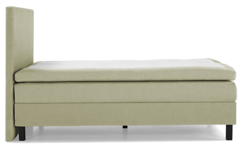 Lucky Komplet Sengepakke 120x200 Polyeter Glat Sengegavl - Grøn - Møbler - Senge - Komplet sengepakke