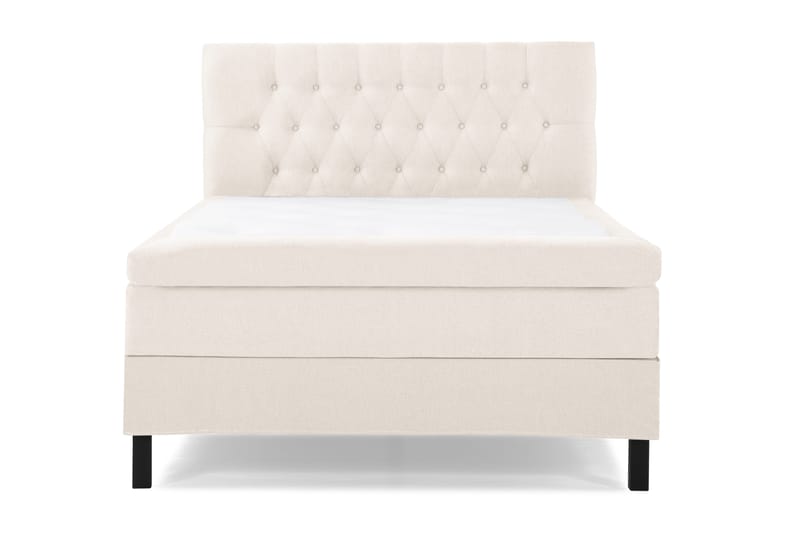 Lucky Komplet Sengepakke 140x200 Latex Diamant Sengegavl - Beige - Møbler - Senge - Kontinentalsenge