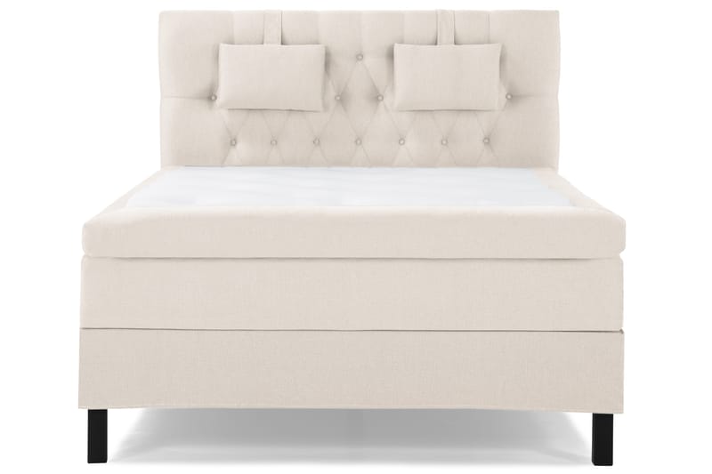 Lucky Komplet Sengepakke 140x200 Latex Diamant Sengegavl, Nakkepude Lille Beige