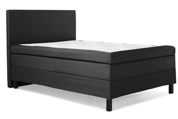 Lucky Komplet Sengepakke 140x200 Latex Glat Sengegavl - Sort/Grå - Møbler - Senge - Komplet sengepakke