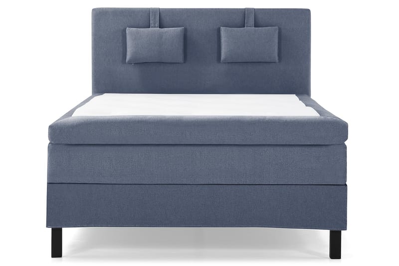 Lucky Komplet Sengepakke 140x200 Polyeter Glat Sengegavl - Nakkepude Lille Mørkeblå - Møbler - Senge - Komplet sengepakke