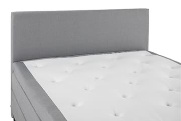 Lucky Komplet Sengepakke 160x200 Latex Glat Sengegavl - Mellangrå - Møbler - Senge - Komplet sengepakke