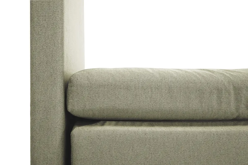 Lucky Komplet Sengepakke 160x200 Latex Glat Sengegavl - Nakkepude Stor Grøn - Møbler - Senge - Kontinentalsenge