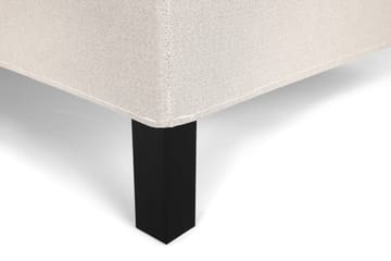 Lucky Komplet Sengepakke 160x200 Skum Diamant Sengegavl - Nakkepude Lille Beige - Møbler - Senge - Komplet sengepakke