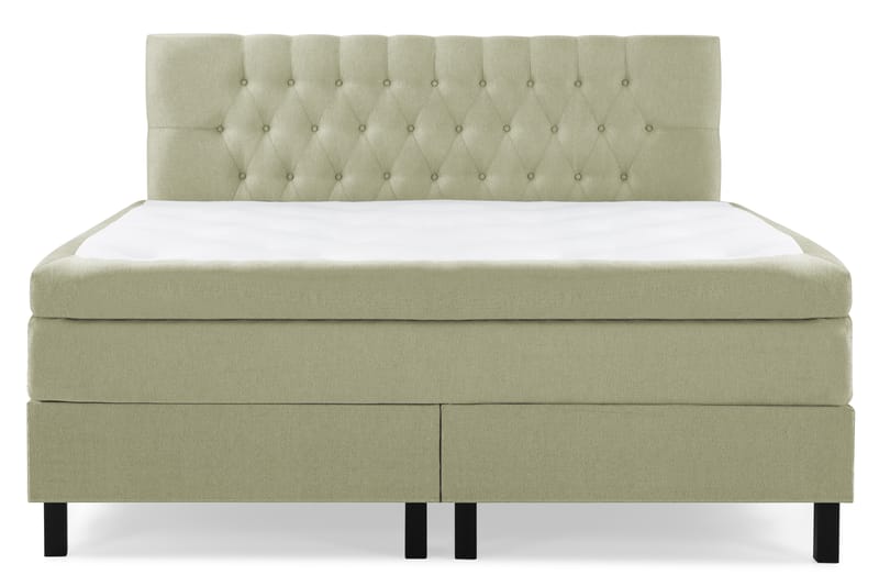 Lucky Komplet Sengepakke 180x200 Latex Diamant Sengegavl - Grøn - Møbler - Senge - Komplet sengepakke