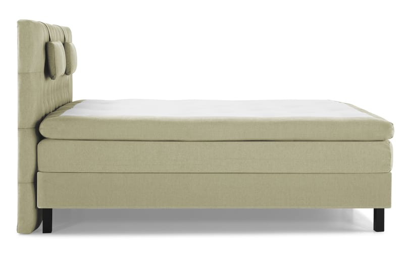 Lucky Komplet Sengepakke 180x200 Latex Diamant Sengegavl - Nakkepude Lille Grøn - Møbler - Senge - Kontinentalsenge