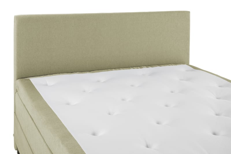 Lucky Komplet Sengepakke 180x200 Latex Glat Sengegavl - Grøn - Møbler - Senge - Komplet sengepakke