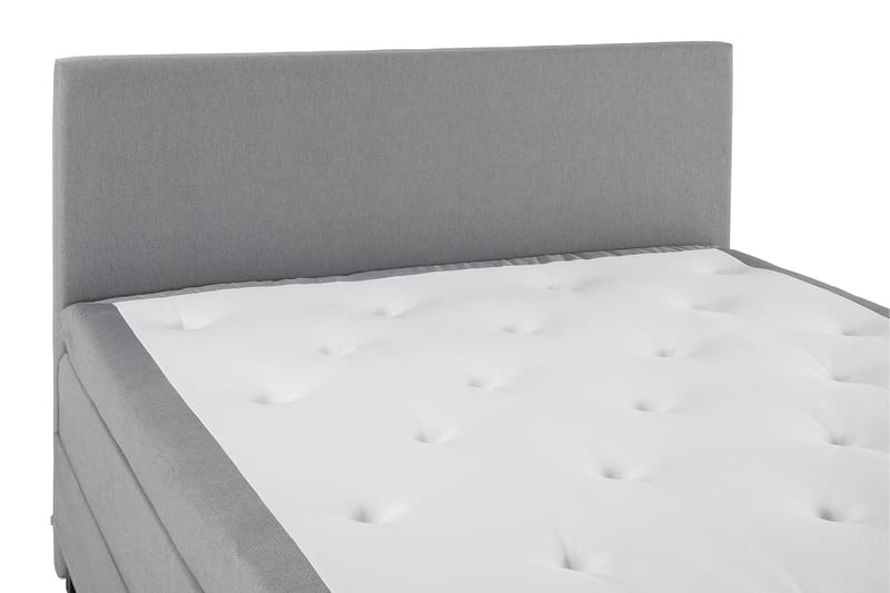 Lucky Komplet Sengepakke 180x200 Latex Glat Sengegavl - Mellangrå - Møbler - Senge - Komplet sengepakke