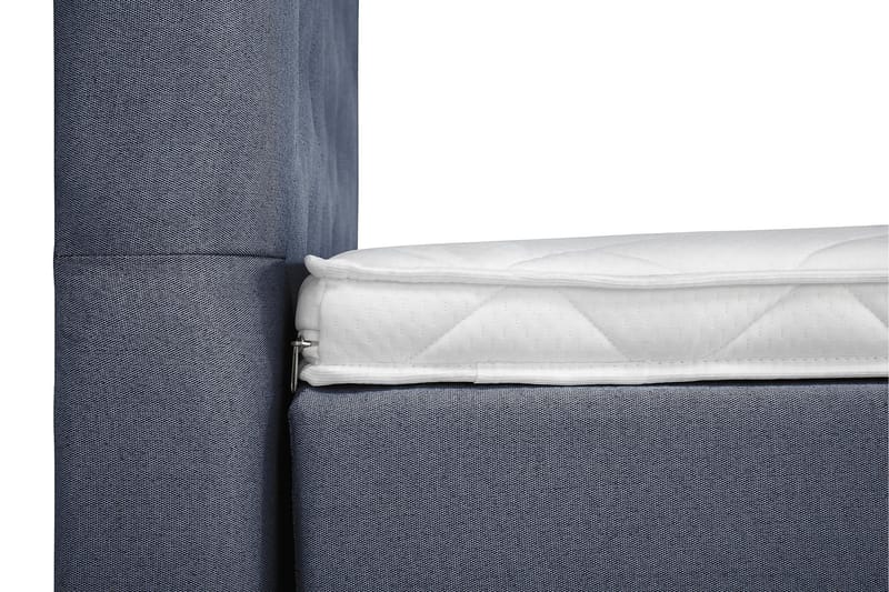 Lucky Komplet Sengepakke 180x200 Skum Diamant Sengegavl - Mørkeblå - Møbler - Senge - Kontinentalsenge