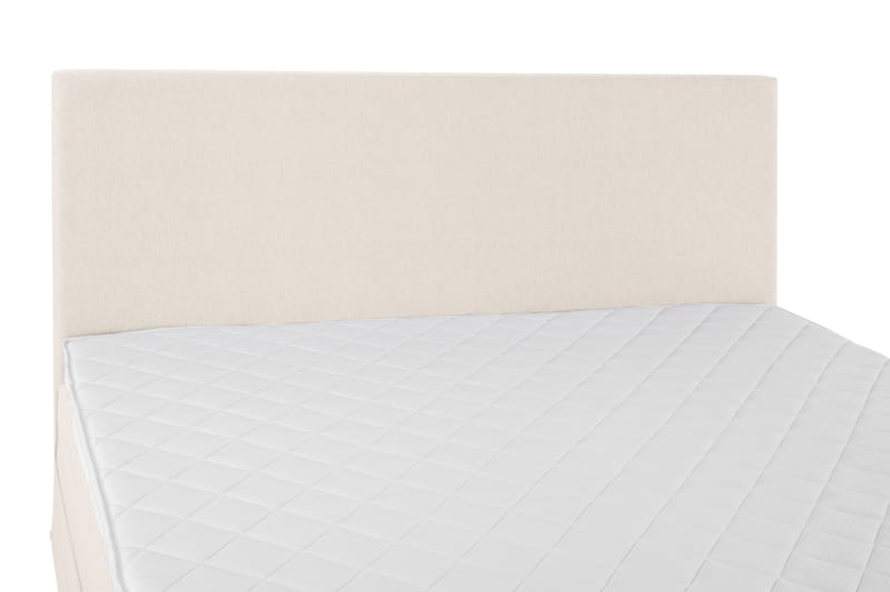 Lucky Komplet Sengepakke 180x200 Skum Glat Sengegavl - Beige - Møbler - Senge - Komplet sengepakke