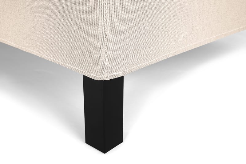 Lucky Komplet Sengesæt 160x200 cm Dobbeltseng med Sengegavl - Beige - Møbler - Senge - Komplet sengepakke