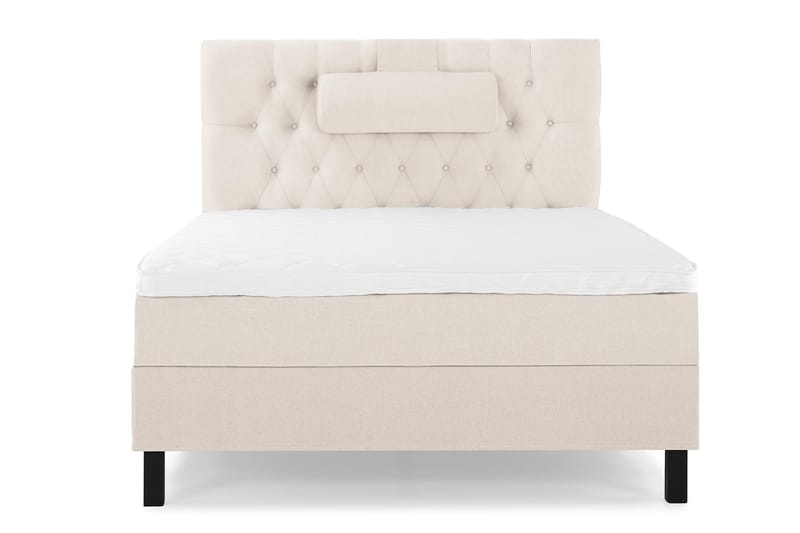 Lucky Kontinentalseng 120x200 Skum - Beige - Møbler - Senge - Komplet sengepakke