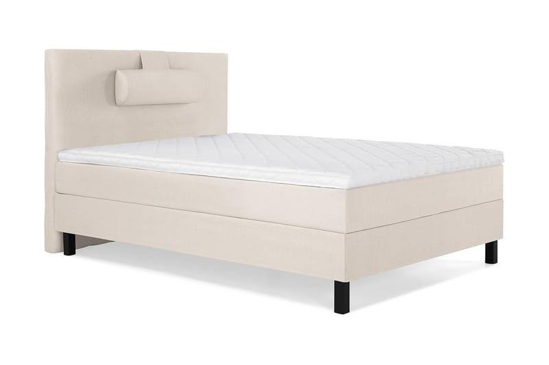 Lucky Kontinentalseng 120x200 Skum - Beige - Møbler - Senge - Komplet sengepakke