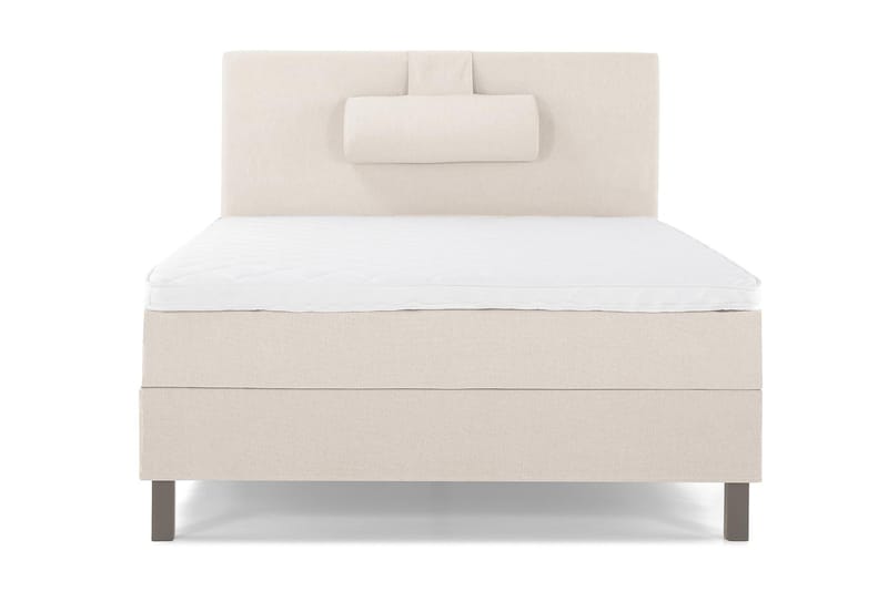 Lucky Kontinentalseng 120x200 Skum - Beige - Møbler - Senge - Komplet sengepakke