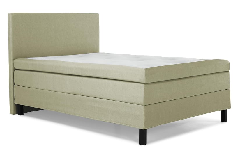 Lucky Kontinentalseng 120x200 polyester - grøn - Møbler - Senge - Komplet sengepakke