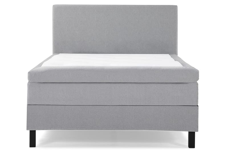 Lucky Kontinentalseng 120x200 polyester - Mellangrå - Møbler - Senge - Komplet sengepakke