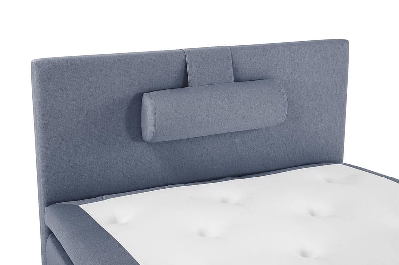 Lucky Kontinentalseng 120x200 polyester - Mørkeblå - Møbler - Senge - Komplet sengepakke