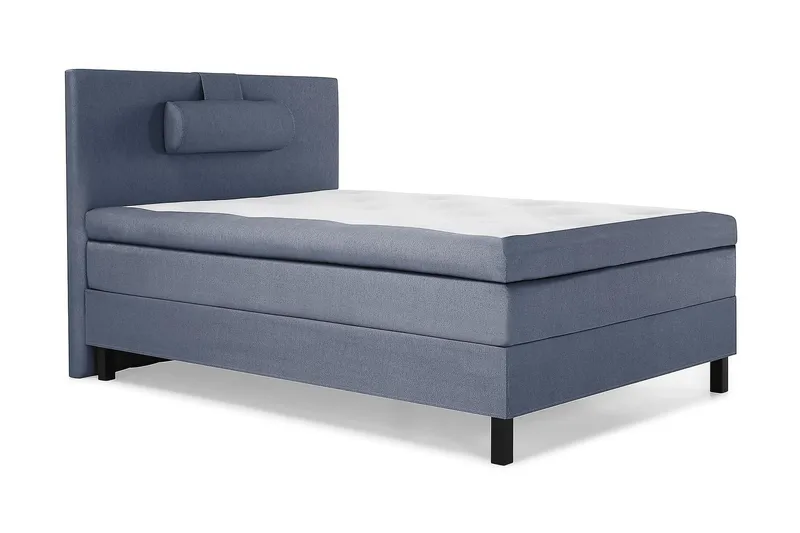 Lucky Kontinentalseng 120x200 polyester - Mørkeblå - Møbler - Senge - Kontinentalsenge
