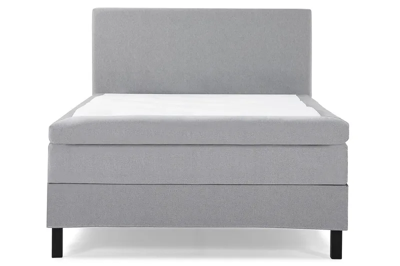 Lucky Kontinentalseng 120x200 polyester - Mellangrå - Møbler - Senge - Kontinentalsenge