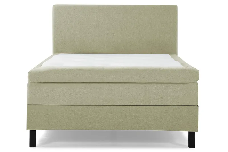 Lucky Kontinentalseng 120x200 polyester - grøn - Møbler - Senge - Kontinentalsenge