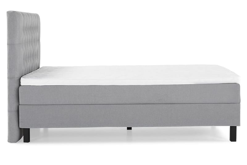 Lucky Kontinentalseng 140x200 cm Skum - Mellangrå - Møbler - Senge - Kontinentalsenge