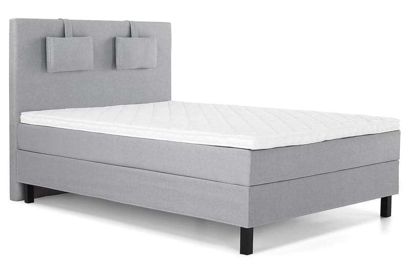 Lucky Kontinentalseng 140x200 cm Skum - Mellangrå - Møbler - Senge - Kontinentalsenge