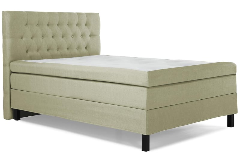 Lucky Kontinentalseng 140x200 Latexmadras - grøn - Møbler - Senge - Komplet sengepakke