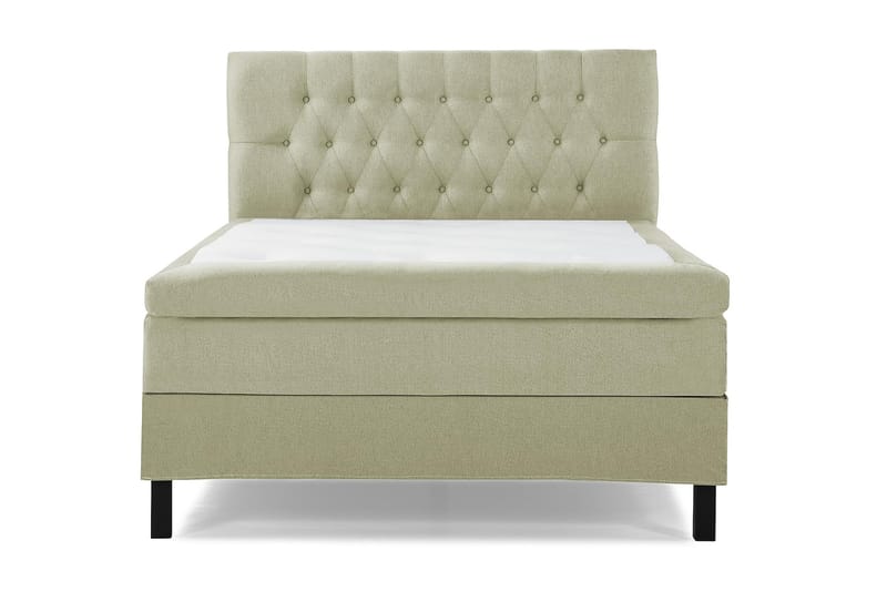 Lucky Kontinentalseng 140x200 Latexmadras - grøn - Møbler - Senge - Komplet sengepakke