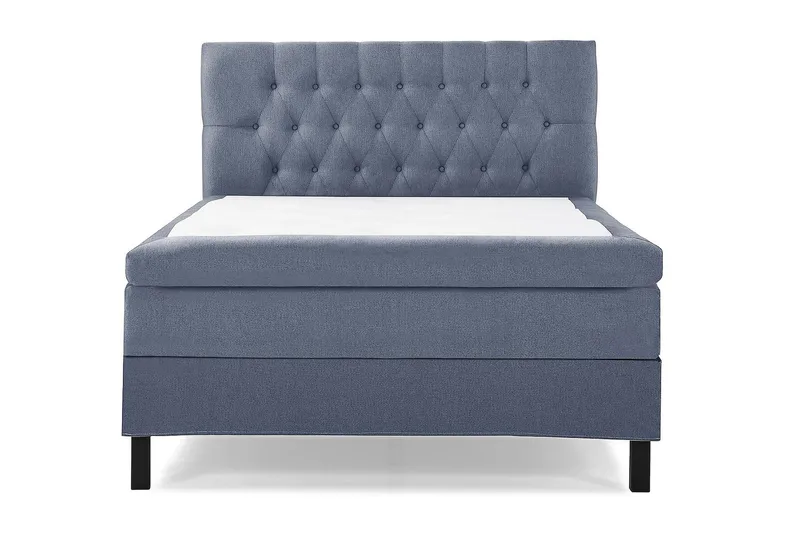 Lucky Kontinentalseng 140x200 Latexmadras - Mørkeblå - Møbler - Senge - Kontinentalsenge