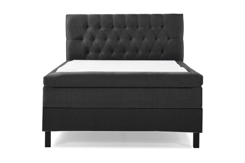 Lucky Kontinentalseng 140x200 Latexmadras - Sort/Grå - Møbler - Senge - Kontinentalsenge