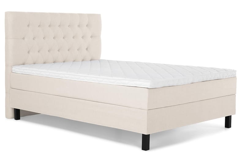 Lucky Kontinentalseng 140x200 Skum - Beige - Møbler - Senge - Komplet sengepakke