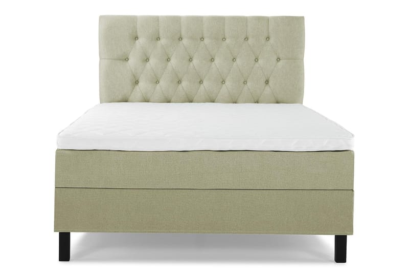 Lucky Kontinentalseng 140x200 Skum - grøn - Møbler - Senge - Kontinentalsenge